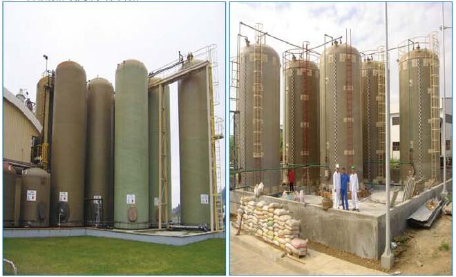 玻璃鋼立式平底罐圖片